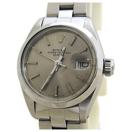 Orologio Rolex Oyster Perpetual Date Donna 6916 Argento