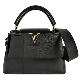 Louis Vuitton Capucines BB Handbag Black