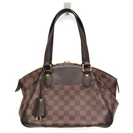 Bolsa de Ombro Louis Vuitton Damier Verona PM N41117 Damier ebene