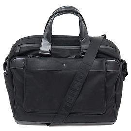 NUOVA BORSA DA VIAGGIO MONTBLANC NIGHTFLIGHT 118260 CON TRACOLLA Nero