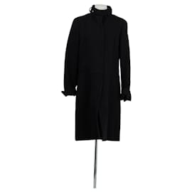 Max Mara Black wool coat Black
