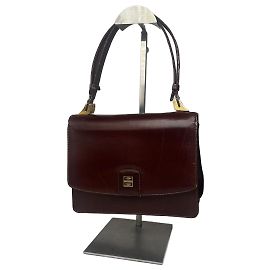 Bolsa de couro vintage Givenchy marrom Marrom