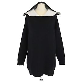 Schwarzer Cashmere-Mix J'adior 8 Kapuzenpullover von Christian Dior Schwarz
