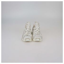 Baskets Sorrento Logo en tissu blanc/beige de Dolce & Gabbana Blanc Beige