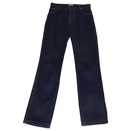 Jeans de corte recto en denim azul oscuro Christian Dior Azul oscuro