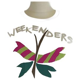 Camiseta de algodón con estampado de mariposa blanca Weekend Max Mara Otro