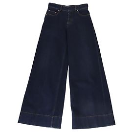 Christian Dior Dark Blue Denim Flared Jeans Dark blue