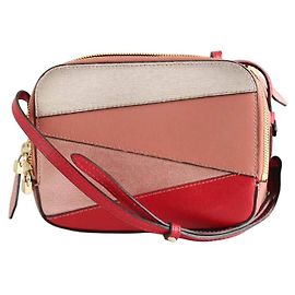 Lk Bennett Bolsa de ombro de couro vermelho Vermelho