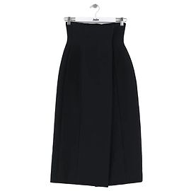 Dior Schwarzer Wollrock Schwarz