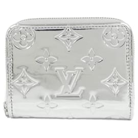 Louis Vuitton-Louis Vuitton Monogram Miroir Zippy Coin Purse-Silvery