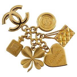 Spilla Charm Icona Chanel D'oro