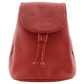 Fendi Mini Rucksack Rot Leder Rot