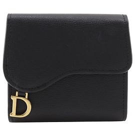 Christian Dior Tri-fold Wallet Black