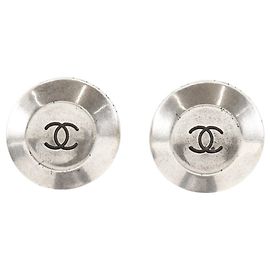 Orecchini Clip Coco Mark di Chanel Argento