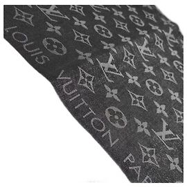 Sciarpa Louis Vuitton modello monogram SHINE M75123 Nero