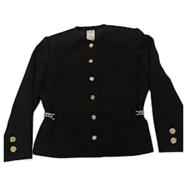 Céline Black Wool Jacket Black
