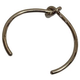 Céline Celine Knot Extra Thin Bracelet Silvery Metallic