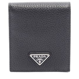 Prada 2MO5132E54F0002 Leather Wallet Black
