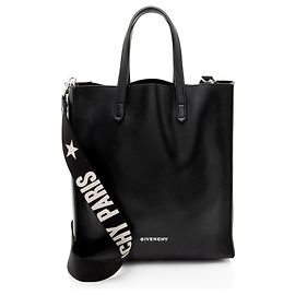 Givenchy Leather Stargate Small Tote Black