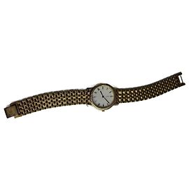 Vintage Yves Saint Laurent Gold Plated Quartz Watch Golden