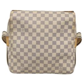 Louis Vuitton Naviglio Handbag Damier White