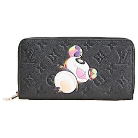 Louis Vuitton-Louis Vuitton Zippy Wallet Monogram Empreinte Long Wallet Limited-Black,Other