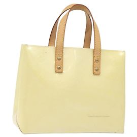 Bolsa Reade Monogram Vernis PM da Louis Vuitton Bege