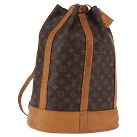 Louis Vuitton Randonnee Backpack Monogram Canvas GM Brown