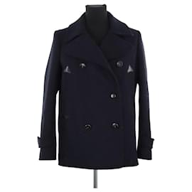 Bash Black wool coat Black