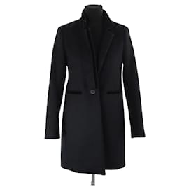 Maje Black wool coat Black