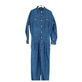 Isabel Marant Tuta intera in cotone blu Blu