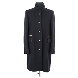 Gerard Darel Abrigo de lana negro Negro