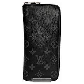 Louis Vuitton-Louis Vuitton Zippy Wallet Monogram Long Wallet-Black