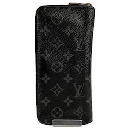 Louis Vuitton-Louis Vuitton Zippy Wallet Monogram Long Wallet-Black