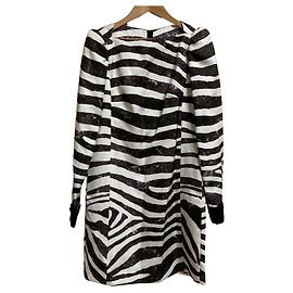 Zebra Kleid von Marc Jacobs Schwarz Weiß