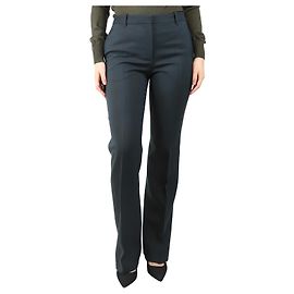 The row Dunkelgrüne gerade geschnittene Hose - Größe UK 8 Grün