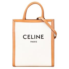 Céline Celine Vertical Cabas Small Handbag Brown