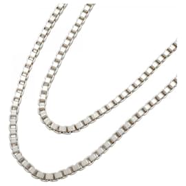 Tiffany & Co-Colar Longo Veneziano Tiffany em Prata 925-Outro