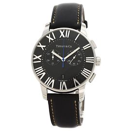 Montre chronographe Tiffany & Co. Atlas Dome Noir