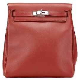 Hermès Hermes Kelly Ad PM Backpack Red