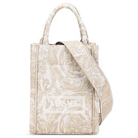 Versace Barocco Athena Mini Tote Bag Beige