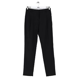 Valentino Schwarze Woll-Slim-Hose Schwarz