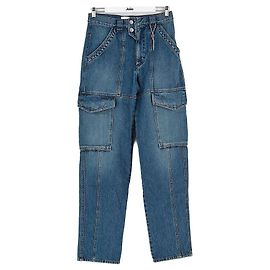 Isabel Marant Jeans rectos de algodón azul Azul