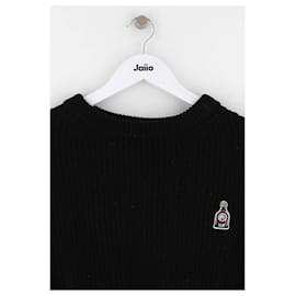 Autre Marque-Black wool sweater-Black