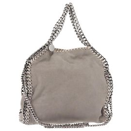 Stella Mc Cartney Borsa a tracolla pieghevole Falabella in suede Stella McCartney Marrone