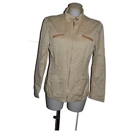 Fay jacket beige cotton size L Beige