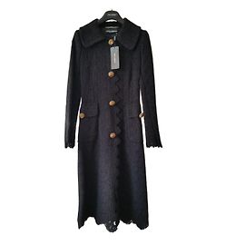 Dolce & Gabbana DOLCE&GABBANA WOOL COAT. Black
