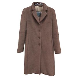 Cappotto Tara Jarmon Amelia in lana e alpaca marrone Marrone