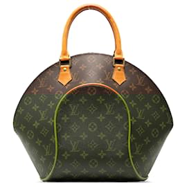 Louis Vuitton-Louis Vuitton Brown Monogram Ellipse MM-Brown
