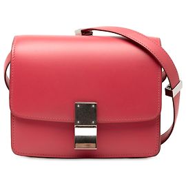 Céline Celine Red Small Calfskin Classic Box Red